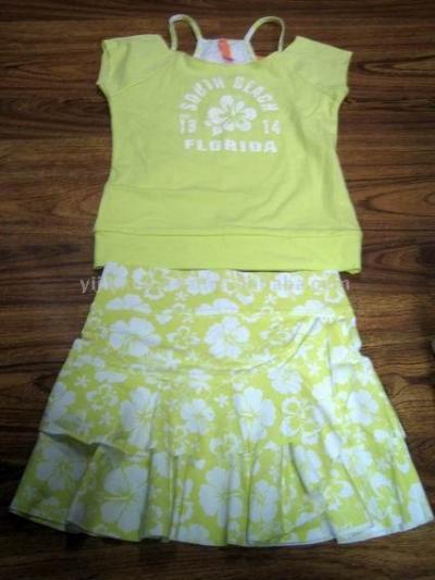 children top + skirt (children top + skirt)