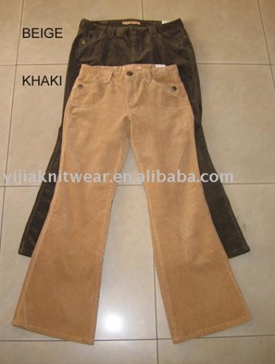 Ladies corduroy pants (Ladies corduroy pants)