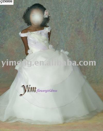 flower girl dress--GD0006 (Цветочница платье - GD0006)