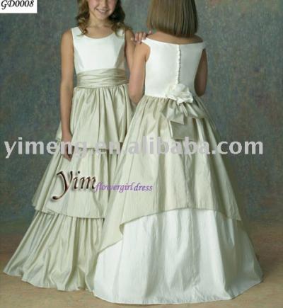 flower girl dress--GD0008 (Цветочница платье - GD0008)