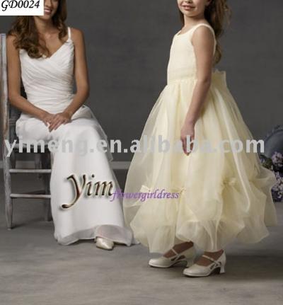 flower girl`s dress--GD0024 (Цветочница `S платье - GD0024)