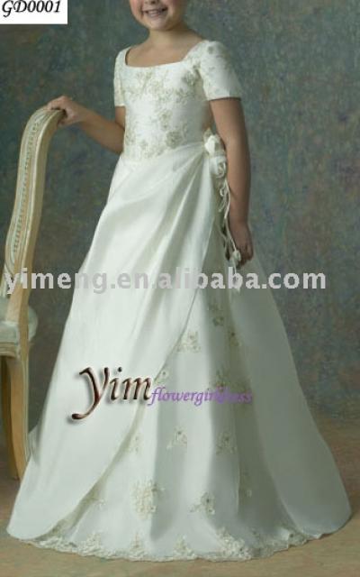 flower girl dress--GD0001 (flower girl dress--GD0001)