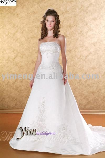 wedding gown--WG0059 (Hochzeitskleid - WG0059)