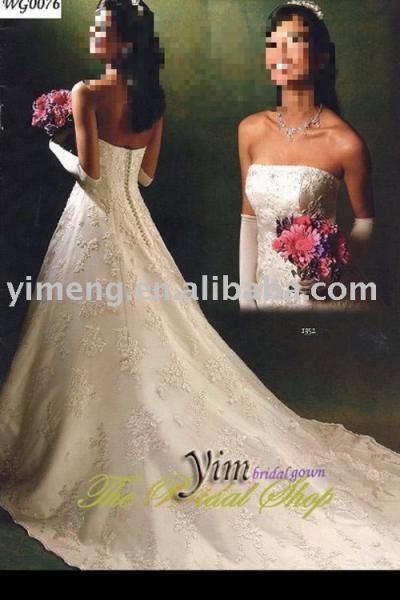 wedding gown--WG0076 (свадебное платье - WG0076)
