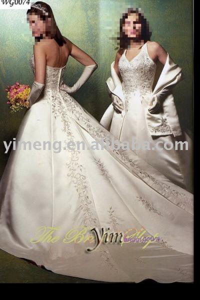 wedding gown--WG0074 (свадебное платье - WG0074)