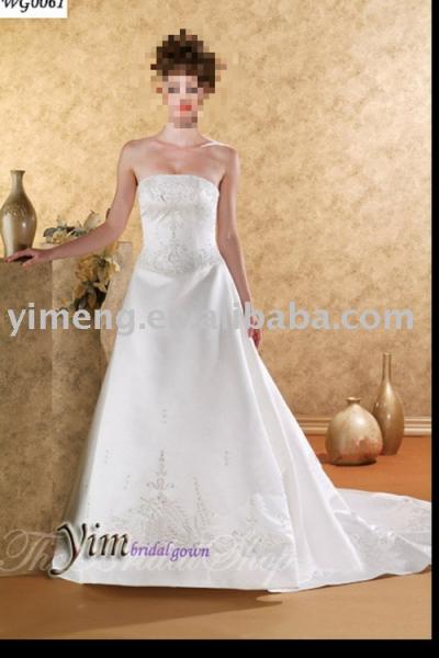 wedding gown--WG0061 (Hochzeitskleid - WG0061)