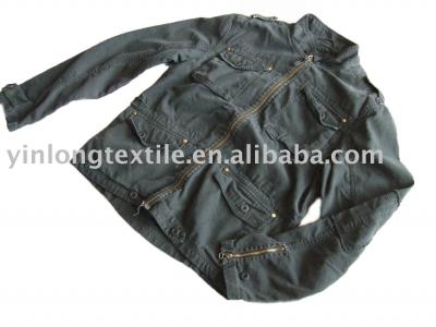 Men`s 100% Cotton jacket (Men `s 100% coton Veste)