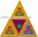 reflective sew on prismatic badges (отражающими пришить призматической Значки)