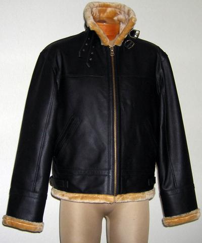 Leather Bomber Jacket (Leather Bomber Jacket)