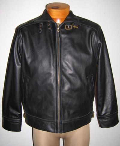 Leather Bomber Jacket (Leather Bomber Jacket)