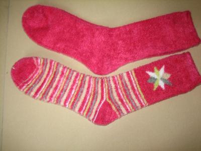 feather yarn socks (feather yarn socks)