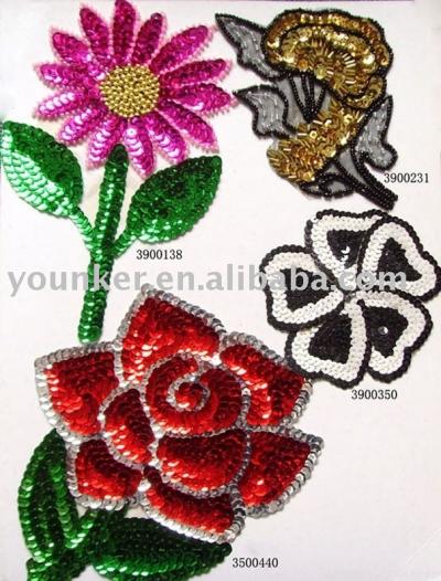 spangle flower design (spangle flower design)