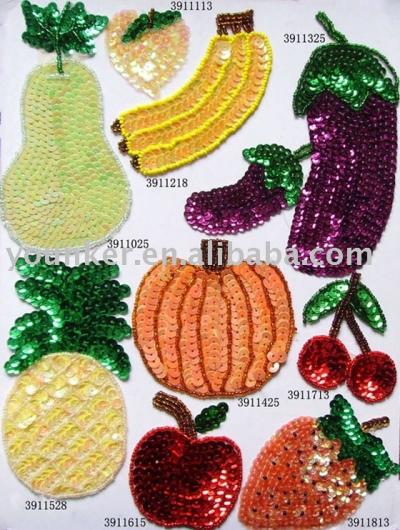 spangle flower design patch (spangle flower design patch)