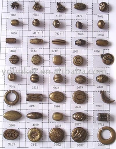 imitation bronze plastic beads (imitation bronze plastic beads)