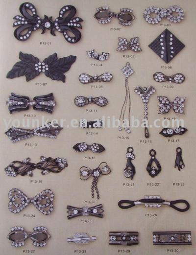Rhinestone Apparel Buckle (Rhinestone Apparel Buckle)