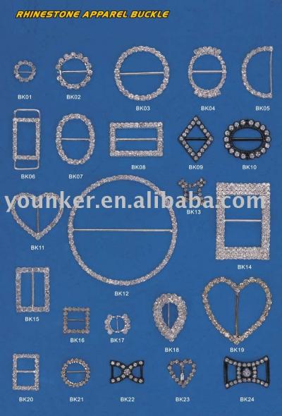Rhinestone Apparel Buckle (Rhinestone Apparel Buckle)