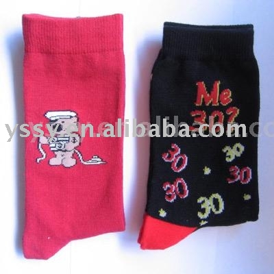 Ladies Single-Cylinder Design Socks (Дамы одноцилиндровый Дизайн носки)