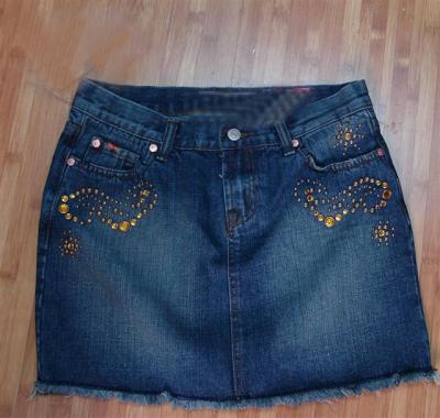 jeans skirt (jeans skirt)