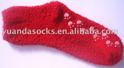 Feather yarn socks (Feather yarn socks)