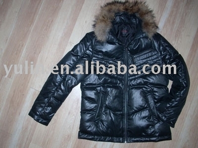 black down coat (черное пальто вниз)