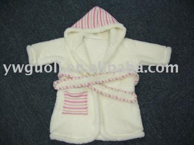 baby bathrobe