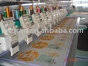 flat embroidery machine