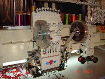 four sequin embroidery machine
