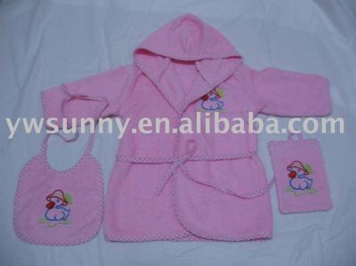 baby bathrobe (baby bathrobe)