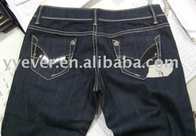 ladies` jeans trouser (Ladies `Jeans Hose)