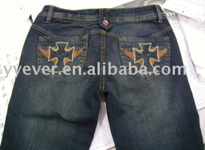 ladies` jeans trouser (Ladies `Jeans Hose)