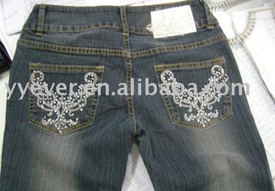 ladies` jeans trouser (Ladies `Jeans Hose)