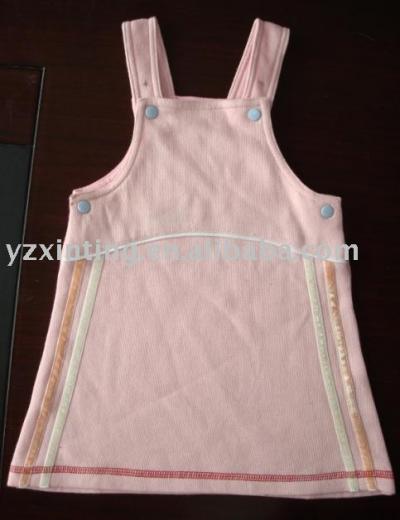 girl`s strap dress