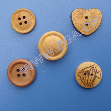Wooden Button,natural button with good shape (Holz-Button, natürliche Button mit guter Form)