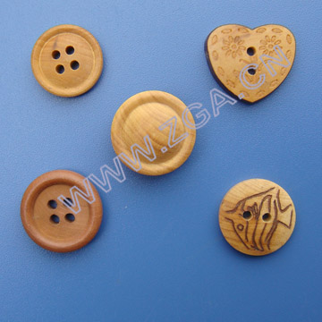 Wooden Button,natural button with good shape (Wooden Button,natural button with good shape)