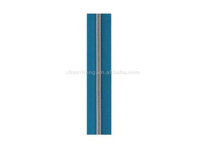 No.5 nylon silver tooh long chain zipper (No.5 nylon silver tooh long chain zipper)
