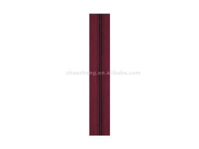 No.3 nylon double needle long chain zipper (Nr.3 Nylon-Doppel-Nadel langen Kette Reißverschluss)