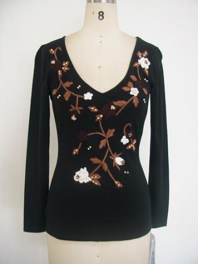 Ladies` Knitted Pullover (Ladies` Knitted Pullover)