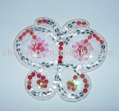 PVC bead embroidery sequin