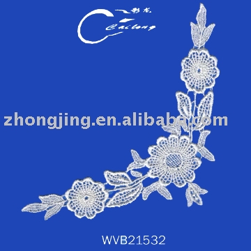 Water-soluble embroidery lace (Water-soluble embroidery lace)
