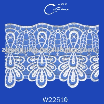Net cloth embroidery lace (Net cloth embroidery lace)