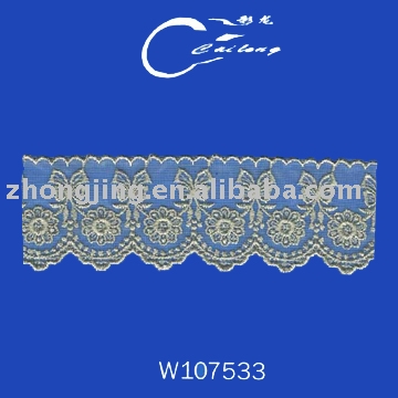 Net cloth embroidery lace (Net cloth embroidery lace)