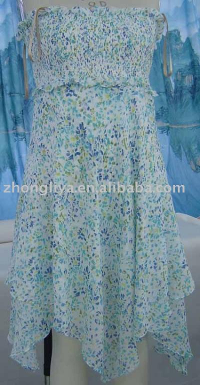 CLL63275 silk dress (CLL63275 шелковое платье)