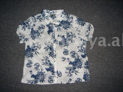 cotton print shirt (рубашка ситец)