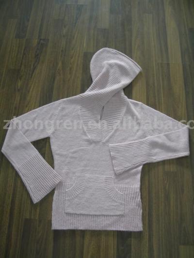 children`s mohair like sweater with hood and kangaroo pocket (children`s mohair like sweater with hood and kangaroo pocket)