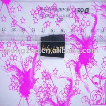 woven label (gewebtes Etikett,)