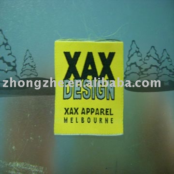 woven label (gewebtes Etikett,)