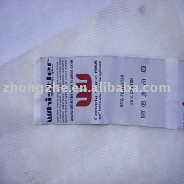 woven label (gewebtes Etikett,)