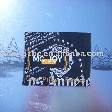 woven label (gewebtes Etikett,)