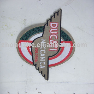 woven label (étiquette tissée)