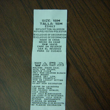 main label (Étiquette Principale)